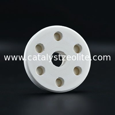 Yüksek Termal Dayanıklılık Alümina Katalizör Destek 6 Delik 33mm 18mm