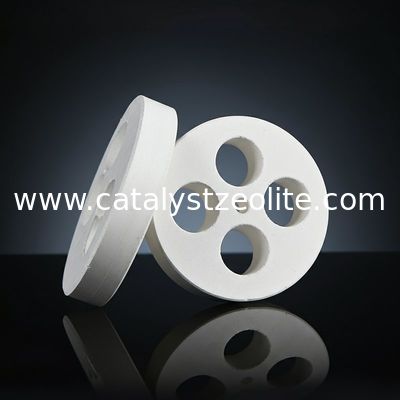 Yüksek Termal Dayanıklılık Alümina Katalizör Destek 6 Delik 33mm 18mm